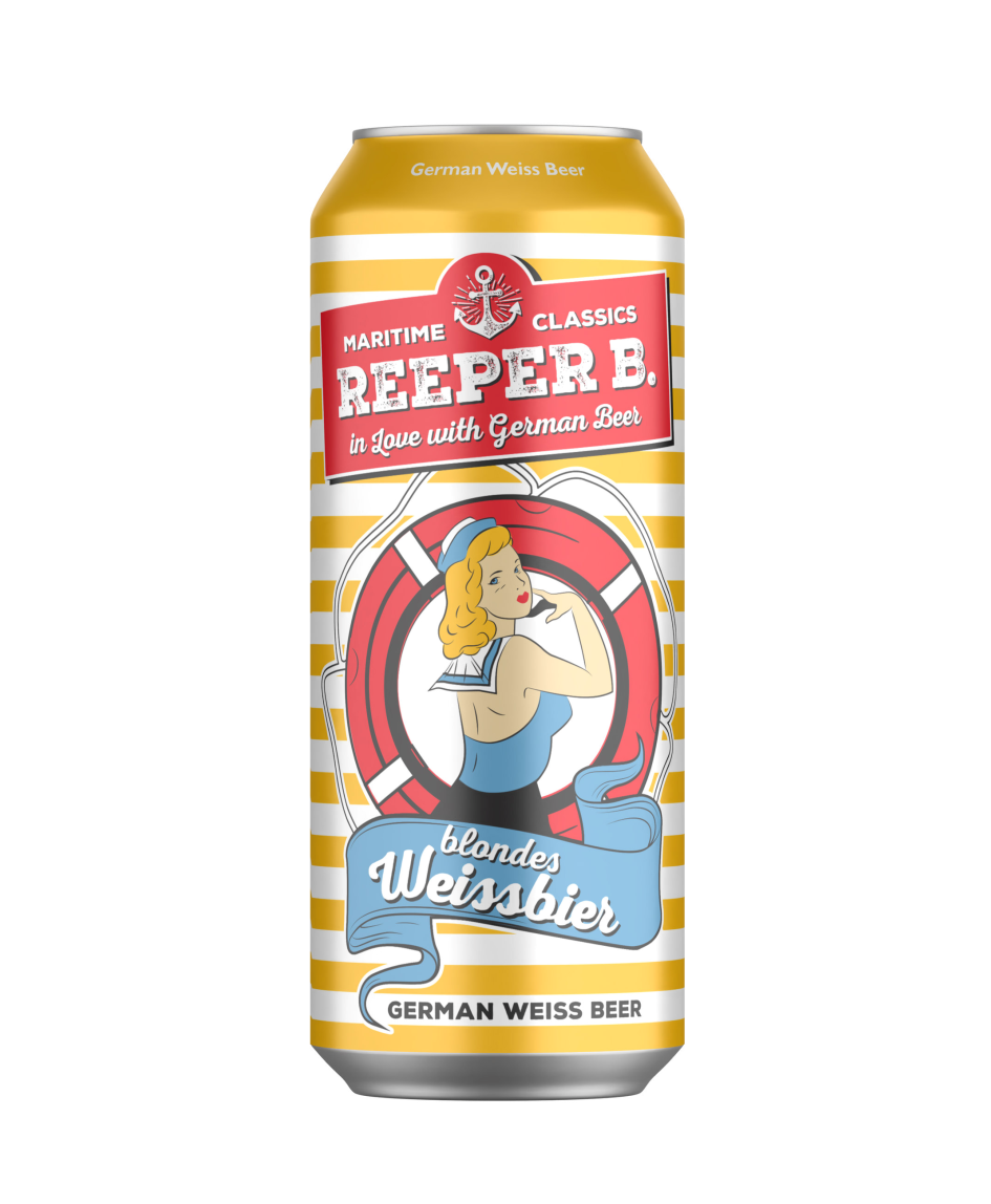 BIA REEPER B BLONDES WEISS BEER - bia lúa mì thủ công ( bia đục ). 